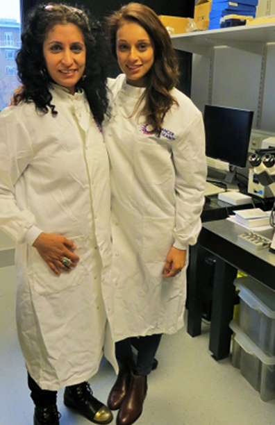 Seema Jaswal visits the Barts Cancer Institute, Queen Mary University of London